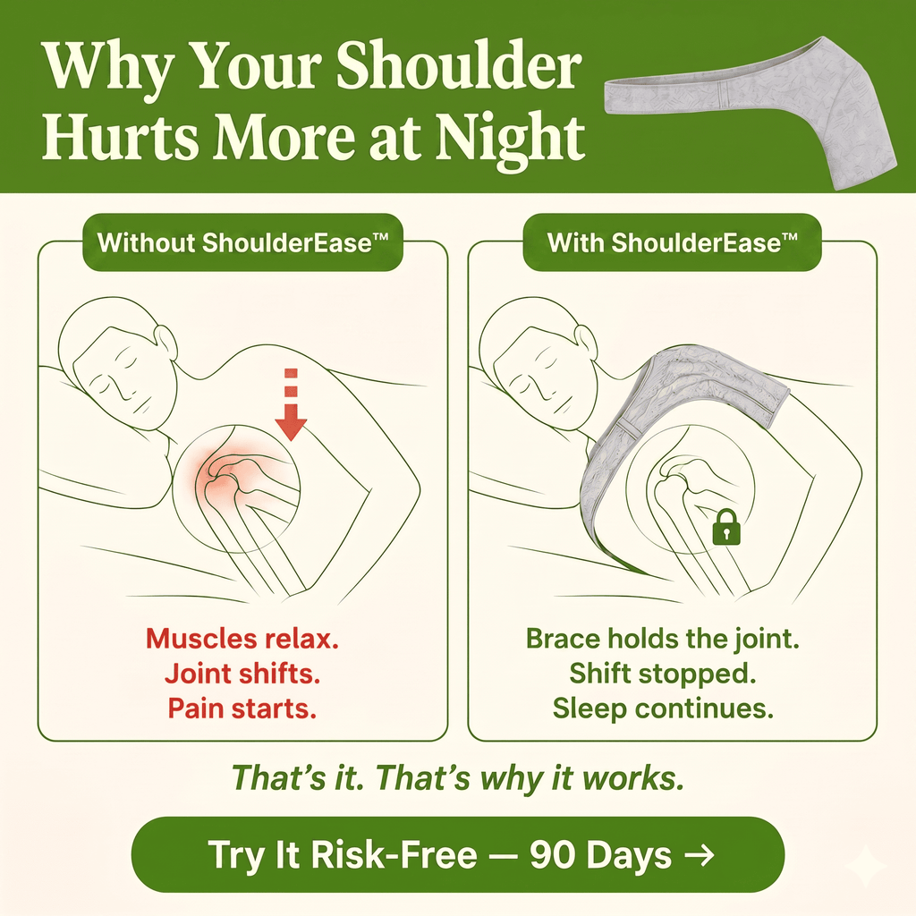 ShoulderEase™ Bamboo Night Support Brace